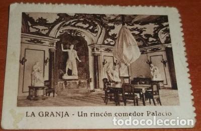 Coleccionismo Cromos antiguos: CROMO CUP&Oacute;N DE LOTER&Iacute;A DE LA SOCIEDAD DE CIEGOS EL PORVENIR, VISTAS DE ESPA&Ntilde;A, LA GRANJA, 1936