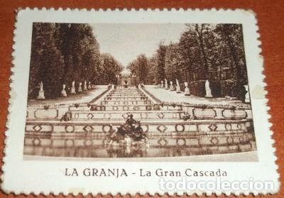 Coleccionismo Cromos antiguos: CROMO CUP&Oacute;N DE LOTER&Iacute;A DE LA SOCIEDAD DE CIEGOS EL PORVENIR, VISTAS DE ESPA&Ntilde;A, LA GRANJA, 1936
