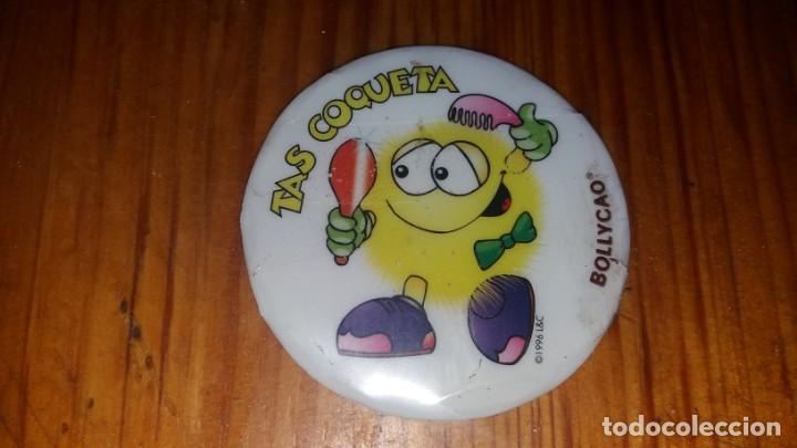 Coleccionismo Cromos antiguos: Pegatina de BOLLYCAO del a&ntilde;o 1996 TAS COQUETA pegatina redonda bollicao