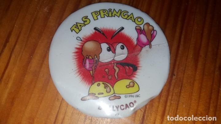 Coleccionismo Cromos antiguos: Pegatina de BOLLYCAO del a&ntilde;o 1996 TAS PRINGAO pegatina redonda bollicao