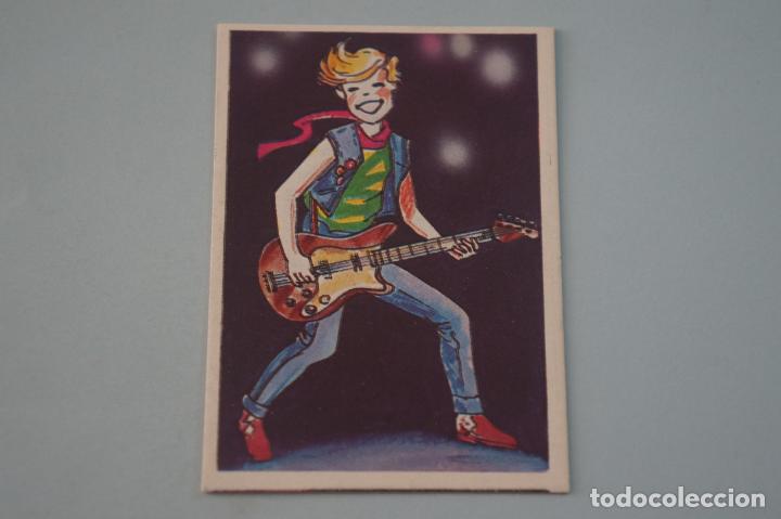 Coleccionismo Cromos antiguos: CROMO DE GUITARRA ELECTRICA SIN PEGAR N&ordm; 175 A&Ntilde;O 1984 DEL ALBUM SUPER MUSICAL DE EYDER