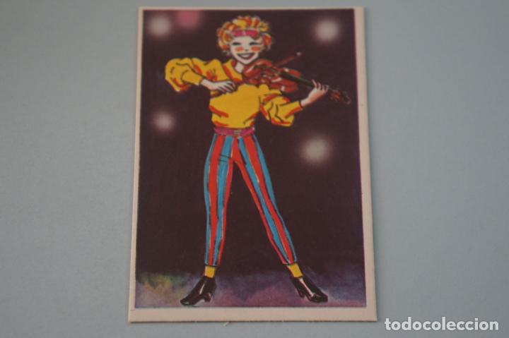 Coleccionismo Cromos antiguos: CROMO DE VIOLIN SIN PEGAR N&ordm; 181 A&Ntilde;O 1984 DEL ALBUM SUPER MUSICAL DE EYDER