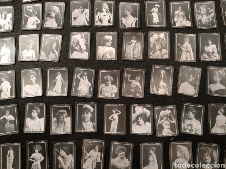 Coleccionismo cromos antiguos: 75 Fototipia caja de cerillas, artistas y cupletistas serie 13 S.M.N. Completa.