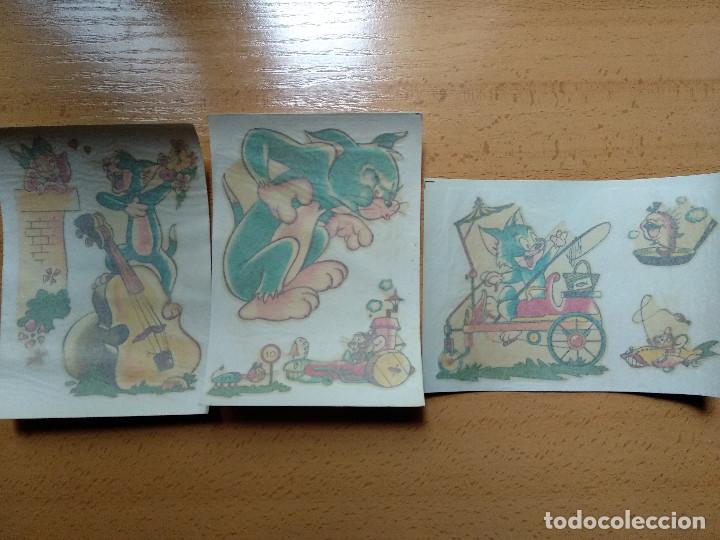 Coleccionismo cromos antiguos: 3 CALCOMAN&Iacute;AS ORTEGA,  TOM Y JERRY..ORIGINALES A&Ntilde;OS 60.