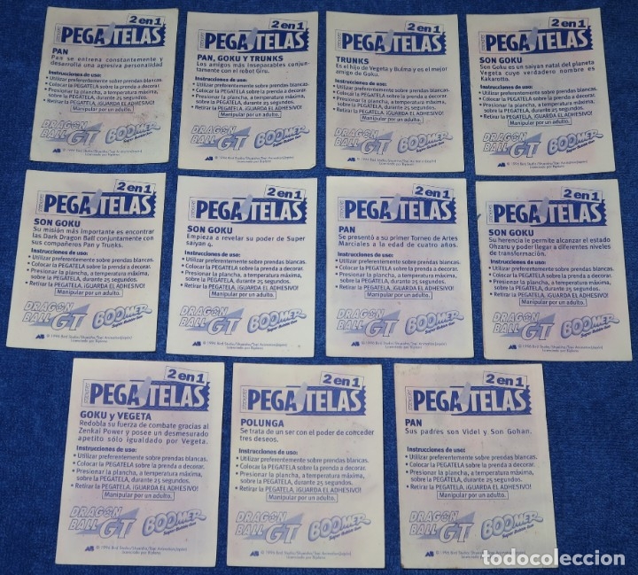 Coleccionismo cromos antiguos: Dragon Ball GT - Pegatelas - Boomer - Foto 2