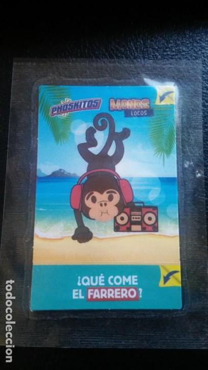 Coleccionismo cromos antiguos: Phoskitos Monos Locos sin abrir - Foto 1