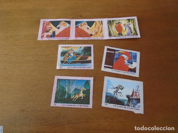 Coleccionismo cromos antiguos: LOTE DE SIETE CROMOS FANTAS&Iacute;A EN COLOR: LO 3 PELOS DEL DIABLO N&ordm; 11, 12, 23, 28, 29, 30, 45