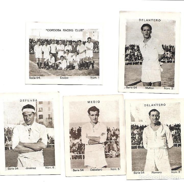 Coleccionismo cromos antiguos: CUPON PENINSULAR - SERIE 54 - CINCO CROMOS