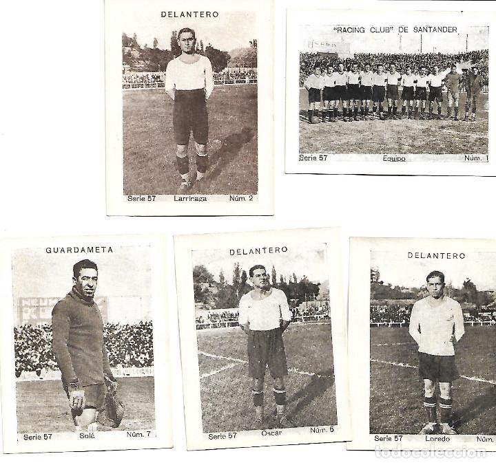 Coleccionismo cromos antiguos: CUPON PENINSULAR - SERIE 57 - CINCO CROMOS
