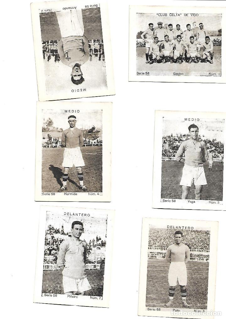 Coleccionismo cromos antiguos: CUPON PENINSULAR - SERIE 58 - CINCO CROMOS