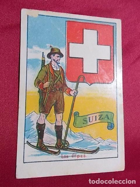 Coleccionismo cromos antiguos: ESCUDOS UNIFORMES Y EDIFICIOS NACIONALES. SUIZA. CHOCOLATES RIUCORD - Foto 1