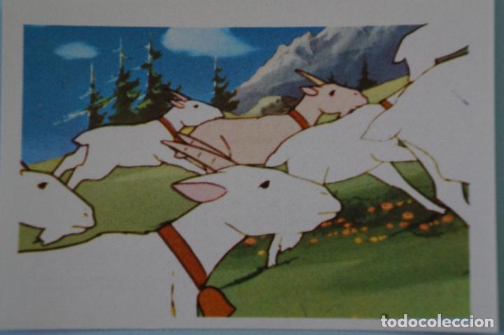 Coleccionismo cromos antiguos: CROMO DE HEIDI SIN PEGAR N&ordm; 56 A&Ntilde;O 1975 DEL ALBUM HEIDI DE FHER