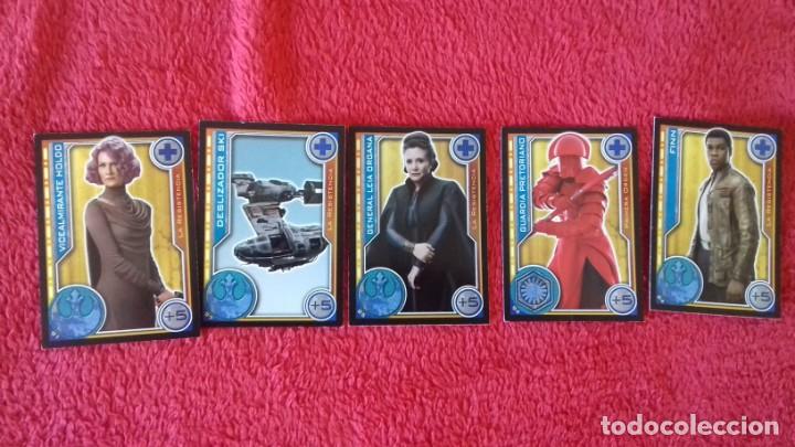Coleccionismo cromos antiguos: 5 CARD CROMOS STAR WARS TOPPS - Foto 1