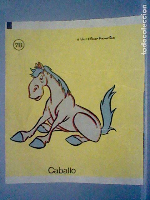 caballo cenicienta cromo promocional chicles ba - Compra venta en  todocoleccion