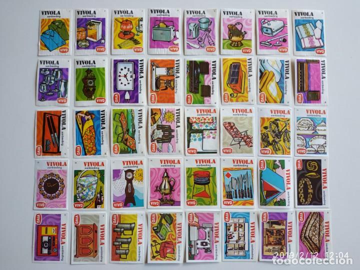 Coleccionismo Cromos antiguos: 40 cromos Ofertas Dom&eacute;sticas serie completa cerillas Cerillas Lucifers VIVO vivola antiguos