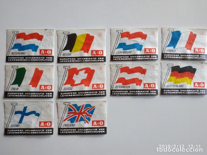 Coleccionismo Cromos antiguos: 10 cromos Organizaci&oacute;n Europea Empresarios primera serie cerillas Cerillas Lucifers A&O antiguos