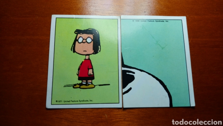 Coleccionismo cromos antiguos: 2 cromos i love snoopy, panini - Foto 1