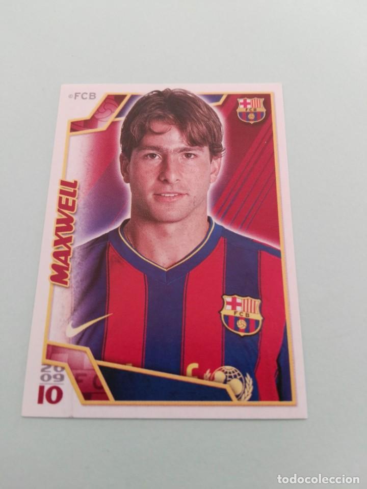 Coleccionismo cromos antiguos: El BAR&Ccedil;A DE LAS SEIS COPAS 2009-2010. PANINI cromo Maxwell - Foto 1
