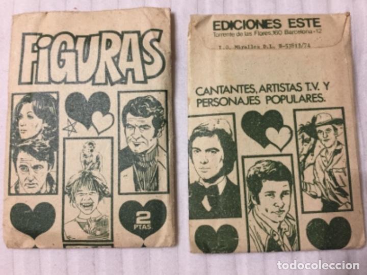 Coleccionismo cromos antiguos: Figuras cine y tv edici&oacute;nes este 1 sobre sin abrir - Foto 1