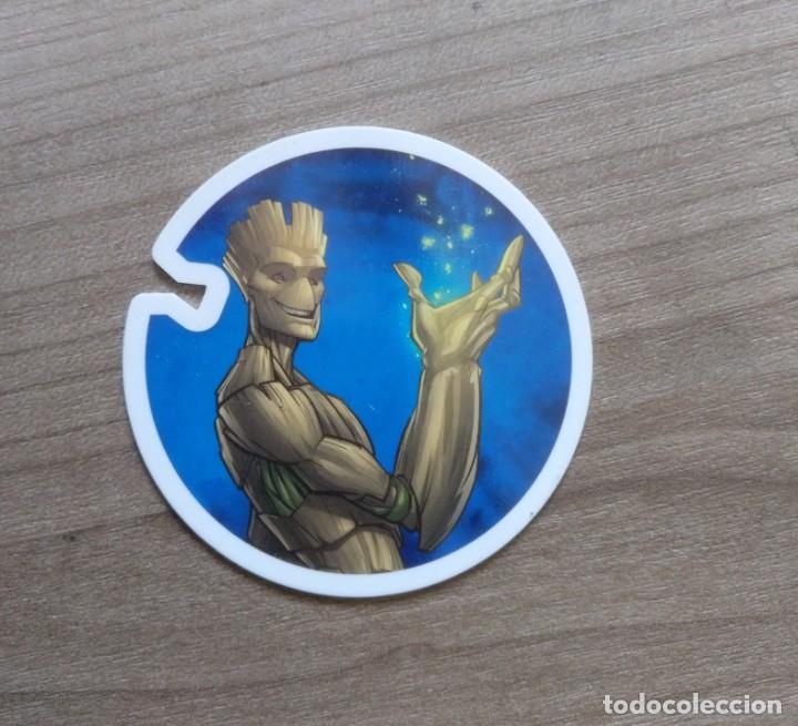 Coleccionismo cromos antiguos: cromo tazo, marvel flizz - groot - Foto 1