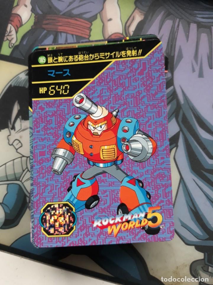 Coleccionismo Cromos antiguos: megaman rockman WORLD 5 carddass trading card 185