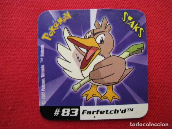Coleccionismo cromos antiguos: STAKS - IMAN - POKEMON - N&ordm; 83 - FARFETCH&acute;D - Foto 1