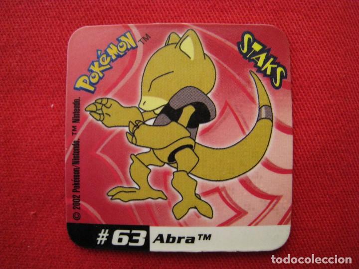 Coleccionismo cromos antiguos: STAKS - IMAN - POKEMON - N&ordm; 63 - ABRA. - Foto 1