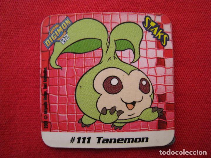 Coleccionismo cromos antiguos: STAKS - IMAN - DIGIMON - N&ordm; 111 - TANEMON. - Foto 2