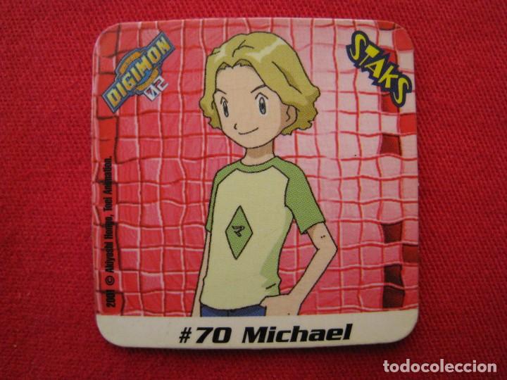 Coleccionismo cromos antiguos: STAKS - IMAN - DIGIMON - N&ordm; 70 - MICHAEL. - Foto 1