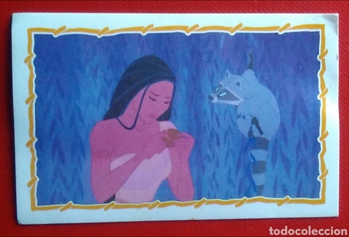 Coleccionismo cromos antiguos: Cromo Pocahontas panini 208 - Foto 1