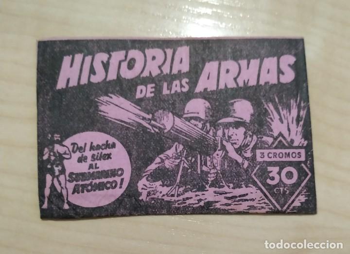Coleccionismo cromos antiguos: HISTORIA DE LAS ARMAS DE CRISOL SOBRE SIN ABRIR - Foto 1