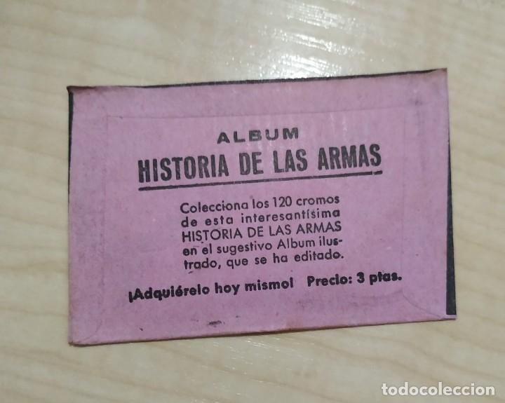 Coleccionismo cromos antiguos: HISTORIA DE LAS ARMAS DE CRISOL SOBRE SIN ABRIR - Foto 2
