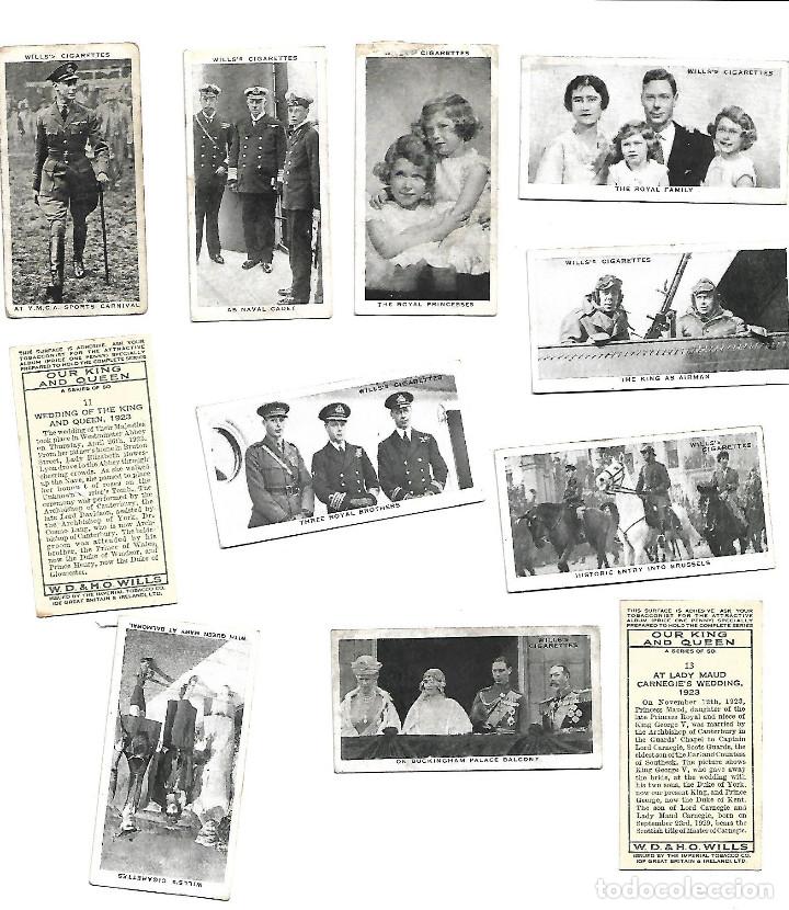 Coleccionismo cromos antiguos: CROMOS INGLESES - OUR KING & QUEEN - Foto 1