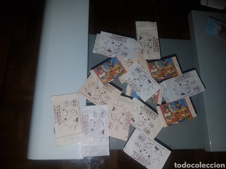 Collectionnisme Cartes &agrave; collectionner anciennes: Lote de 16 sobres de cromos Jacky y disney vacios