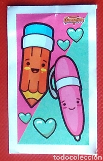 Coleccionismo cromos antiguos: Pegatina cromo gusanitos - Foto 1