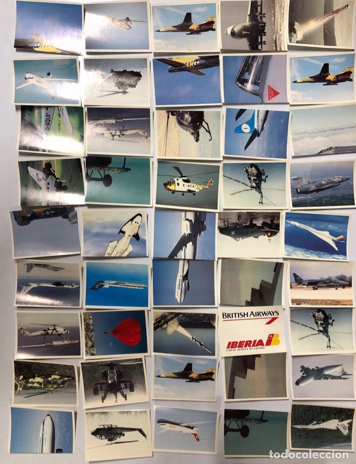 Coleccionismo cromos antiguos: LOTE DE 98 CROMOS DE AVIONES PANINI. - Foto 1
