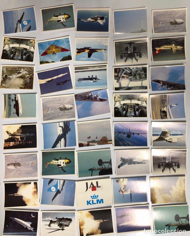 Coleccionismo cromos antiguos: LOTE DE 98 CROMOS DE AVIONES PANINI. - Foto 3