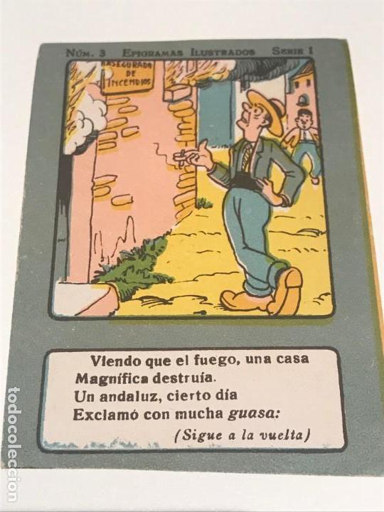Coleccionismo cromos antiguos: EPIGRAMAS ILUSTRADOS NUM 3 SERIE I - Foto 1