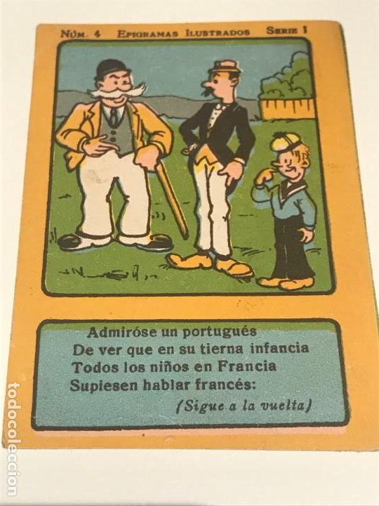 Coleccionismo cromos antiguos: EPIGRAMAS ILUSTRADOS NUM 4 SERIE I - Foto 1
