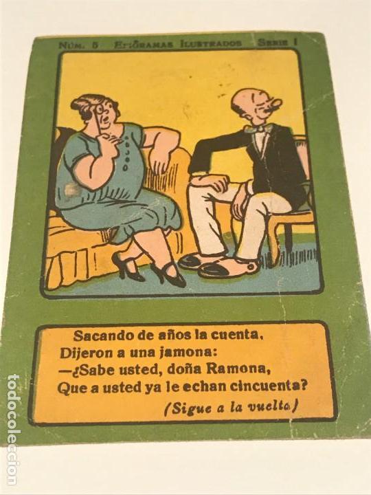 Coleccionismo cromos antiguos: EPIGRAMAS ILUSTRADOS NUM 5 SERIE I - Foto 1