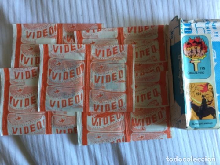 Coleccionismo Cromos antiguos: 10 SOBRES SIN ABRIR V&Iacute;DEO TV PEL&Iacute;CULAS ACTORES