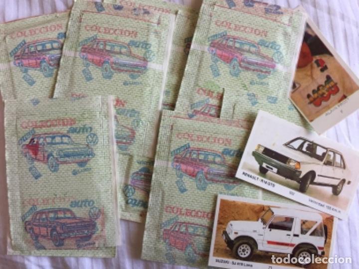 Coleccionismo cromos antiguos: 10 SOBRES SIN ABRIR COCHES AUTOS - Foto 1