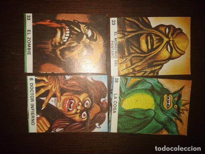 Coleccionismo cromos antiguos: SUPER MONSTRUOS. LOTE DE 4 CROMOS NUEVOS - Foto 1