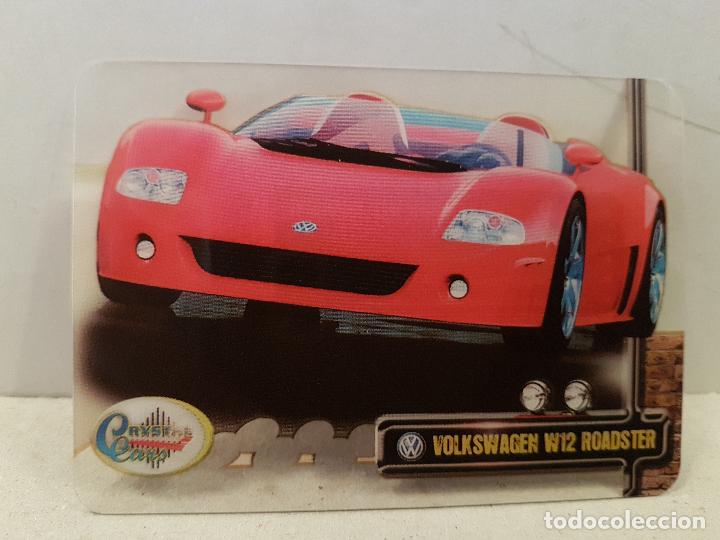 Coleccionismo Cromos antiguos: antiguo cromo crystal cars numero 167 volkswagen W12 roadster nuevo ver foto