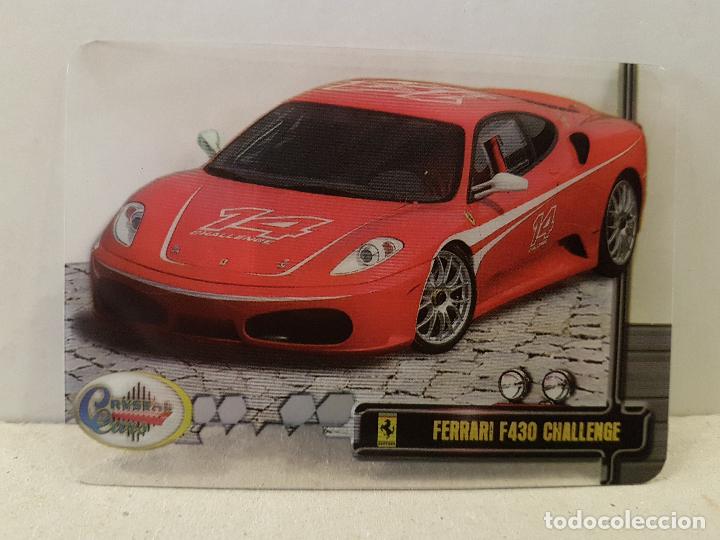 Coleccionismo cromos antiguos: antiguo cromo crystal cars numero 134 ferrari F430 challenge nuevo ver foto