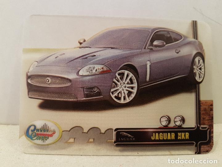 Coleccionismo Cromos antiguos: antiguo cromo crystal cars numero 142 jaguar XKR nuevo ver foto