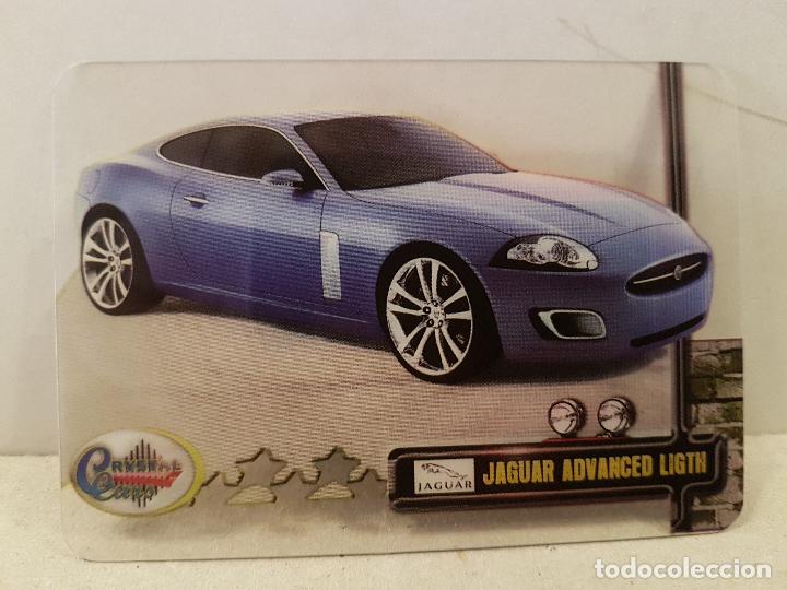 Coleccionismo Cromos antiguos: antiguo cromo crystal cars numero 100 jaguar advanced light nuevo ver foto