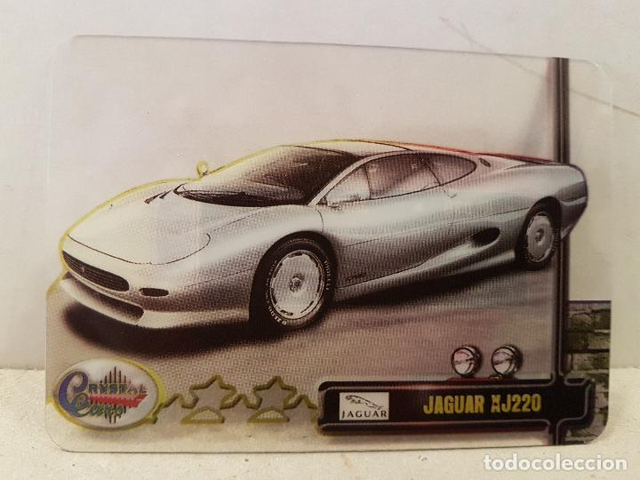 Coleccionismo Cromos antiguos: antiguo cromo crystal cars numero 030 jaguar XJ220 nuevo ver foto
