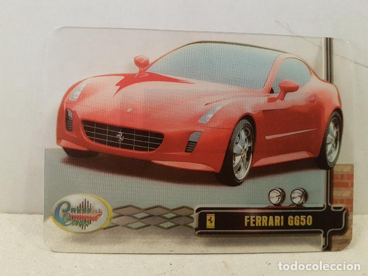 Coleccionismo cromos antiguos: antiguo cromo crystal cars numero 036 ferrari GG50 nuevo ver foto