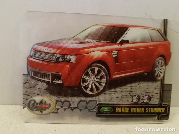 Coleccionismo cromos antiguos: antiguo cromo crystal cars numero 064 range rover stormer nuevo ver foto